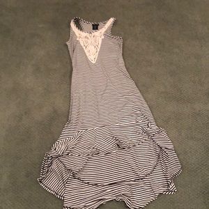 Black and White laced dress, Kids size 14!